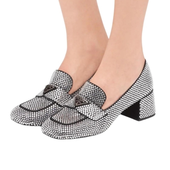 PRADA Crystal Loafers - Picture 2 of 16